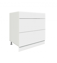 Köögi põrandakapp sahtlitega D2 M-60, 60x50xK82 cm, valge