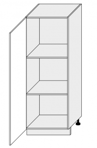 Köögi poolkõrge põrandakapp D5D-60-154, 60x56,5xK154 cm