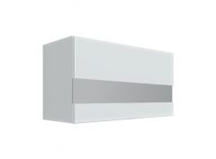Köögi seinakapp klaasaknaga W4BS 60 LAM, 60x32,5xK36 cm, valge