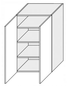 Köögi seinakapp Optimum W4 60, 60x32,5xK96 cm