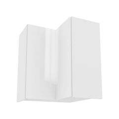 Köögi seinanurgakapp Campari WNPP65-65-72, 65x65x32xK72 cm, valge läikega