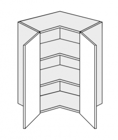 Köögi seinanurgakapp W12-60, 60x60x32,5xK72 cm,