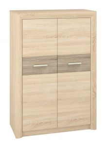 Kapp Castel-05, 92x43xH133 cm, sonoma jasna / truflowa(laminaat)