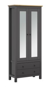 Kappriiul Hesen M253-REG1D, 66x41xK201 cm, grafiit + käsitöö tamm
