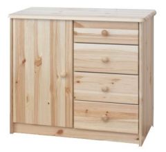 Kummut Rio 2165, 80x36xK73 cm, mänd, naturaalne