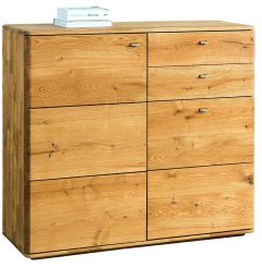 Kummut Dallas 46, 117x39xK104 cm, tamm, naturaalne