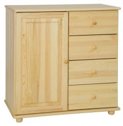 Kummut KD100, 100x47xK100 cm, mänd, värvivalik