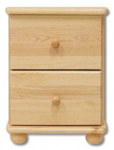 Kummut KD104, 40x47xK55 cm, mänd, naturaalne