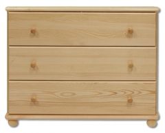 Kummut KD105, 100x47xK78 cm, mänd, naturaalne