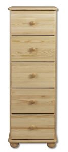 Kummut KD116, 40x47xK122 cm, mänd, värvivalik