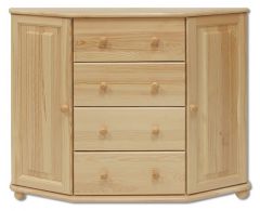 Kummut KD130, 115x47xK100 cm, mänd, värvivalik