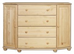 Kummut KD132, 140x47xK100 cm, mänd, värvivalik