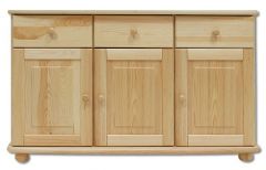 Kummut KD138, 125x42xK76 cm, mänd, värvivalik
