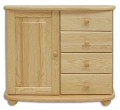 Kummut KD140, 85x42xK76 cm, mänd, värvivalik