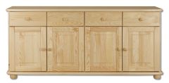 Kummut KD141, 165x42xK76 cm, mänd, värvivalik