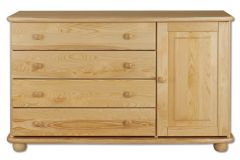 Kummut KD148, 125x42xK76 cm, mänd, värvivalik