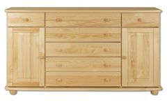 Kummut KD150, 165x42xK92 cm, mänd, värvivalik