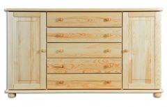 Kummut KD164, 165x42xK92 cm, mänd, värvivalik