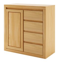 Kummut KD311, 90x41xK90 cm, tamm, naturaalne