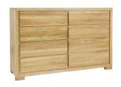 Kummut KD356, 150x45xK95 cm, tamm, naturaalne