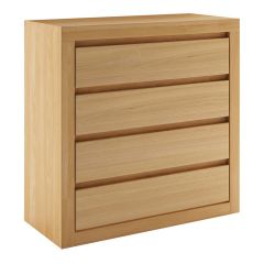 Kummut KD403, 90x41xK90 cm, pöök, naturaalne