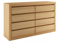 Kummut KD406, 150x41xK90 cm, pöök, naturaalne