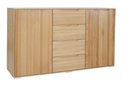 Kummut KD422, 150x41xK88 cm, pöök, naturaalne