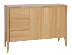Kummut KD439, 137x43xK95 cm, pöök, naturaalne