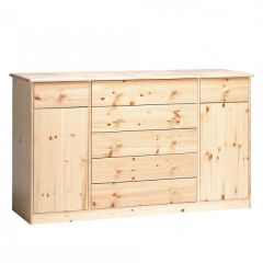 Kummut Mario 9, 151x48xH89 cm, mänd, naturaalne