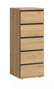 Kummut Naxos K04 5S, 40,4x40xK105,1 cm