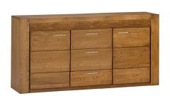 Kummut Velvet 47, 181x42xK88 cm, tamm rustikal