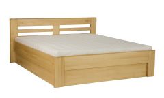 Pesukastiga voodi LK211 BOX, tamm, naturaalne