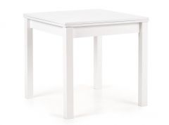 Pikendatav söögilaud Gracjan, 80-160x80xK76 cm, valge