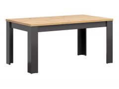 Pikendatav söögilaud Hesen S515-STO 7-16, 160-200x90xK76 cm, grafiit + käsitöö tamm