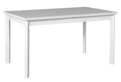 Pikendatav söögilaud Modena 1P, 140-180x80xK78 cm, valge + valge