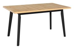 Pikendatav söögilaud Oslo 5, 140-180x80xK75 cm, artisan tamm + must