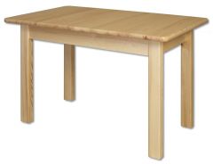 Pikendatav söögilaud ST101, 120-170x80xK75 cm, mänd, naturaalne