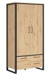 Riidekapp Dodson S604-SZF3D2S, 100x55,5xK200,5 cm