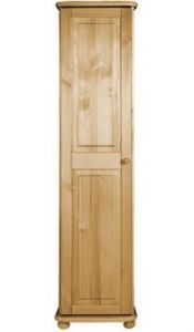 Riidekapp Saara 1, 45x60xH190 cm, mänd, naturaalne