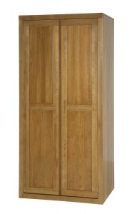 Riidekapp SF301, 90x60xK190 cm, tamm