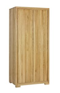 Riidekapp SF332, 90x60xK195 cm, tamm, naturaalne