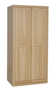 Riidekapp SF401, 90x60xK190 cm, pöök, naturaalne