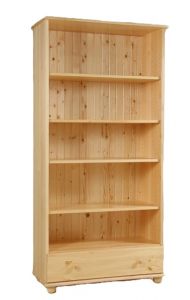 Sahtliga riiul Koit 7, 93x40xK190 cm, mänd, naturaalne