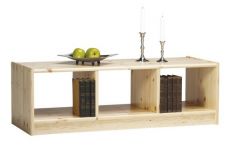 Riiul Peeter 1, 119x44xH38 cm, mänd, naturaalne