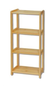 Riiul RG124, 40-80x30xK106 cm, mänd, laiuse ja värvivalik