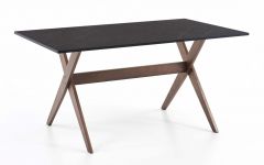 Söögilaud Sorrento, 150x90xK75 cm, hele wenge +must