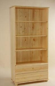 Riiul Koit 6, 93x40xH190 cm, mänd, naturaalne