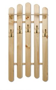 Riidenagi seinale WS103, 57x22xK104 cm, mänd, naturaalne