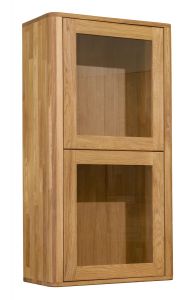 Seina vitriinkapp Lausenne, 9912, 61,4x30xK115 cm, tamm, naturaalne õli