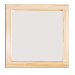 Seinapeegel LA116, 64x3xH64 cm,peegliraam: mänd, naturaalne, lakitud